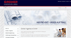 Desktop Screenshot of greiner-ing.de