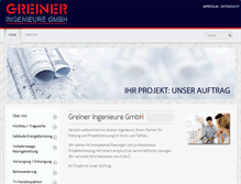 Tablet Screenshot of greiner-ing.de